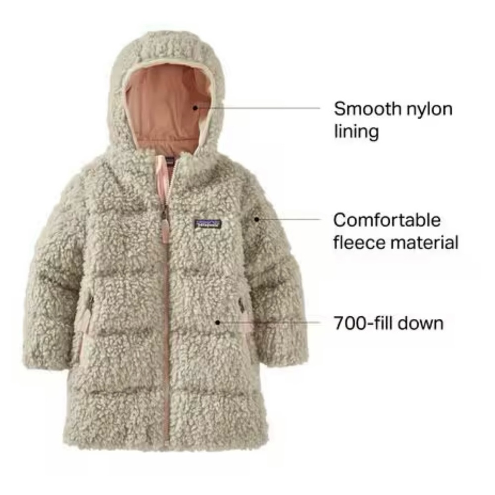 Patagonia Hi Loft Parka Deep Pile Sherpa jacket